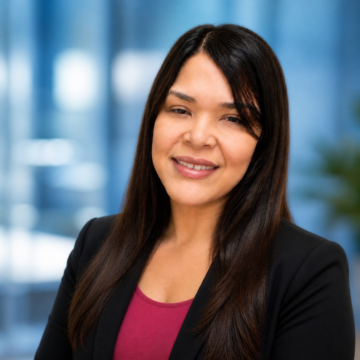 Carmen Diaz, mentor and Teacher of Students with Visual Impairments, smiling in a professional headshot